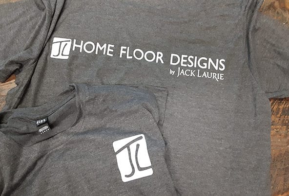 Jack Laurie Home Floors Custom Tshirt Design