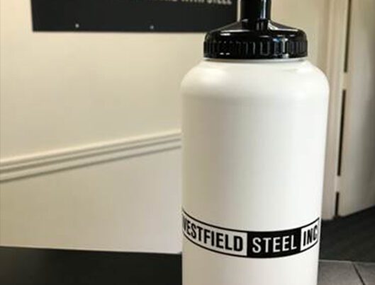 Westfield Steel Inc water bottle