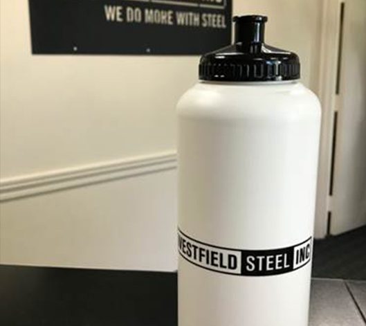 Westfield Steel Inc water bottle