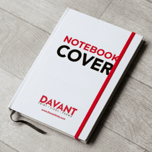 Davant_Notebook Cover_Mockup print notebook mockup