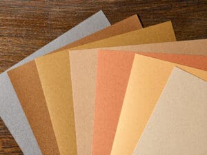 colored paper in autumn colours colored paper