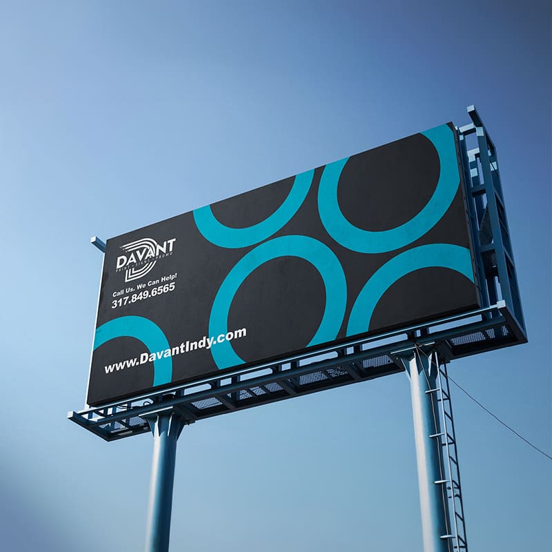 Billboard Design with circles