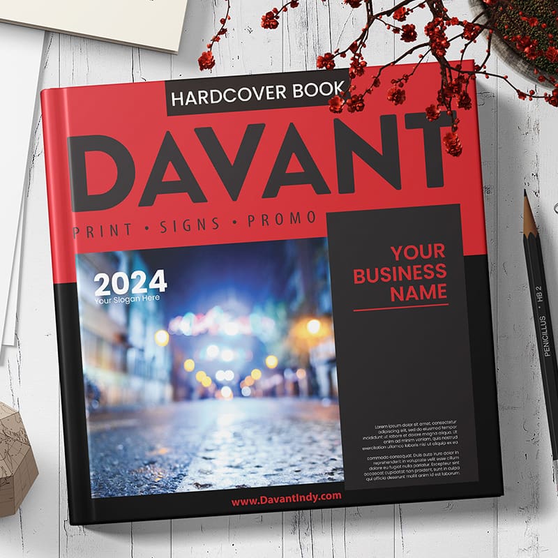 Hardbook cover design by davant