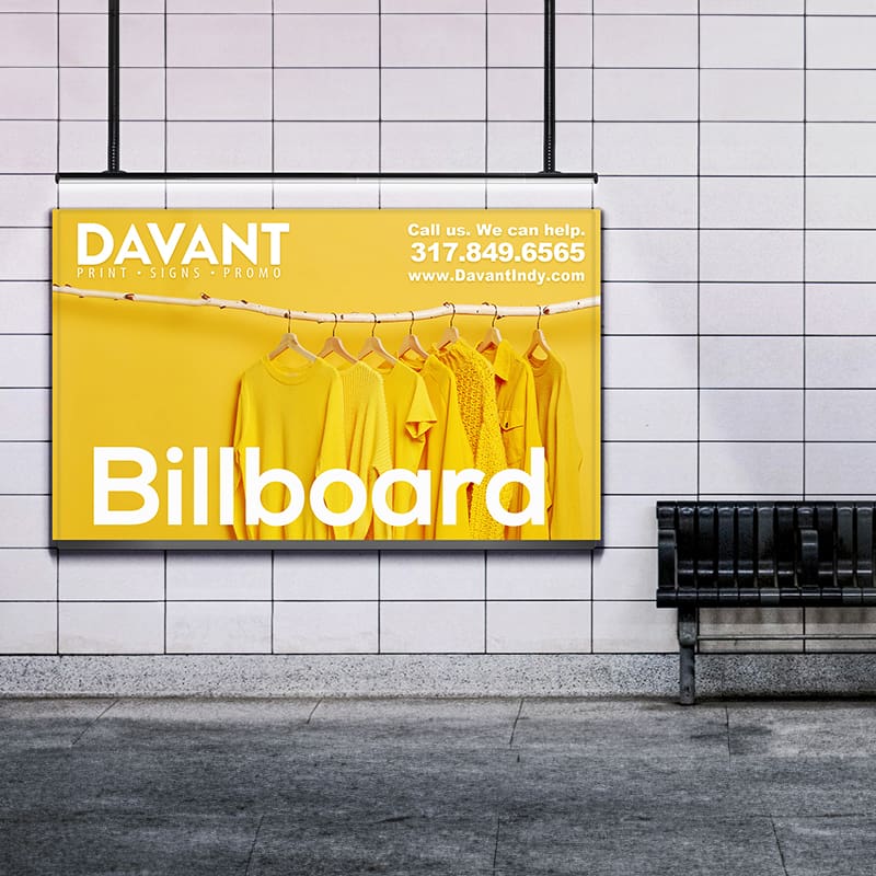 Subway billboard design by Davant