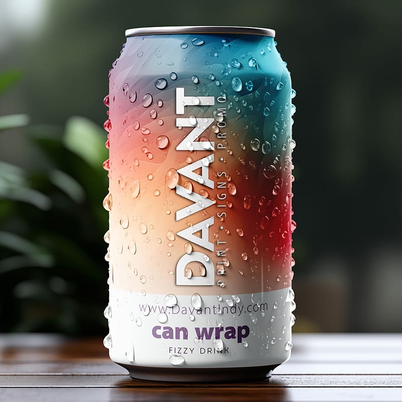 customized beer or soda cans by davant