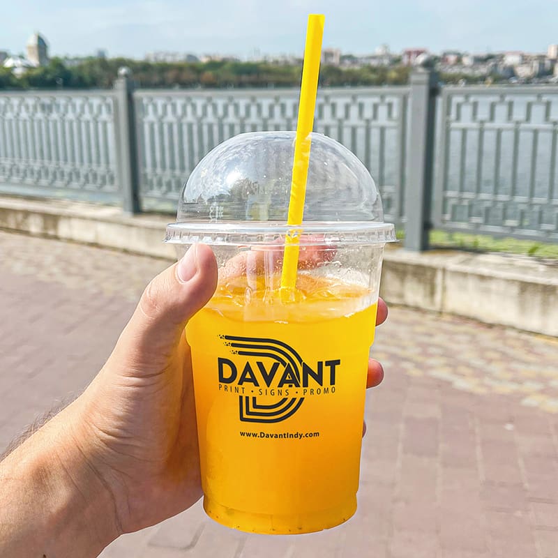 to go iced coffee with whipped cream cup by davant