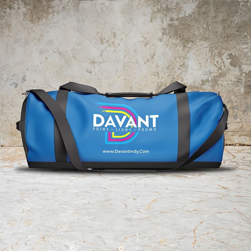 travel bag with business logo by davant