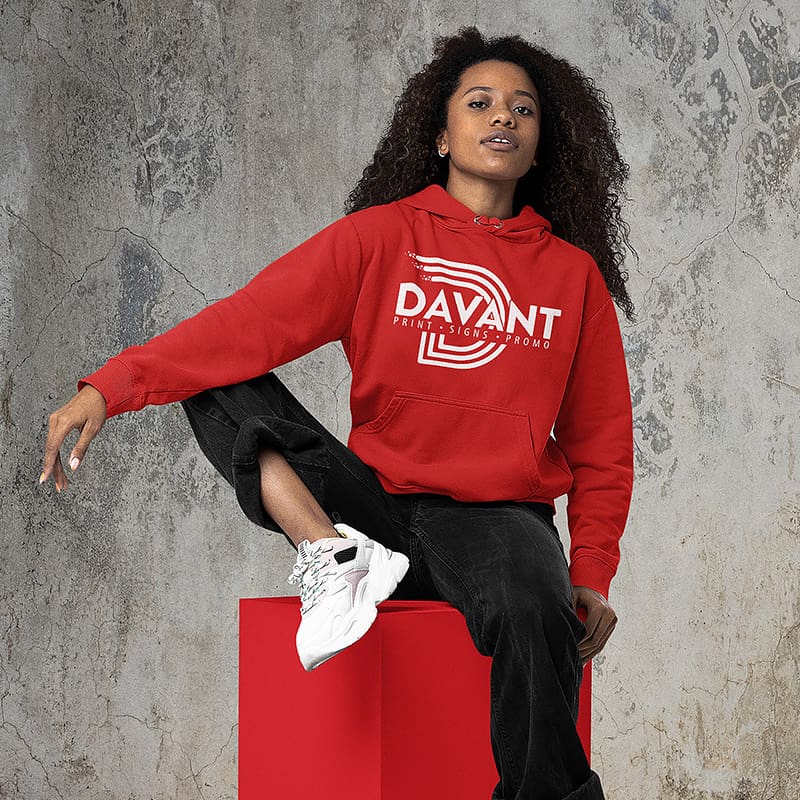 Sweatshirt Red_Women_Mockup